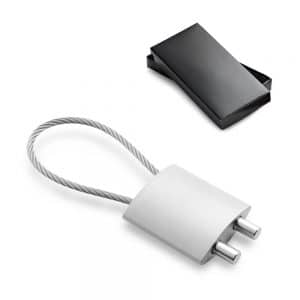 LOCK. Метален ключодържател